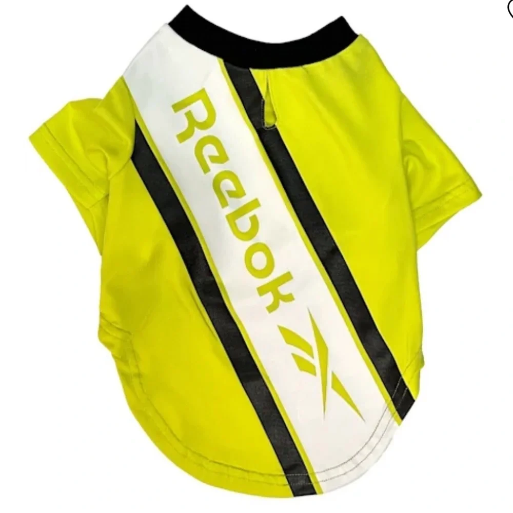 NWT neon Reebok dog tee t-shirt M